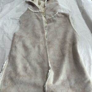 Dylan Soft Cream Faux Fur Vest